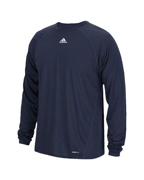 langarmunterziehshirt adidas boltblue herren|adidas Men's Blue Long Sleeve Shirts .